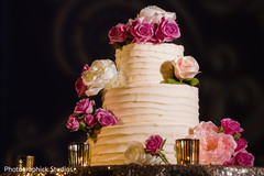 Elegant Indian wedding cake. Elegant Indian wedding cake.