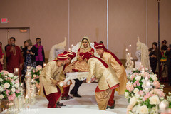 Indian bride at the venue Indian bride at the venue