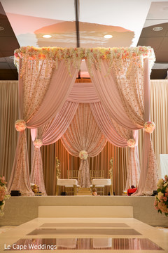 Draping details of the Indian wedding Draping details of the Indian wedding