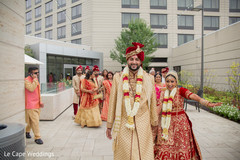 Indian groom and bride looking happy Indian groom and bride looking happy