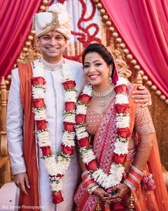 Raja and Indian bride during the rituals Raja and Indian bride during the rituals