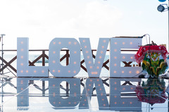 Incredible Indian sangeet love sign decor. Incredible Indian sangeet love sign decor.
