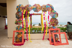 Colorful Indian pre-wedding decorations. Colorful Indian pre-wedding decorations.