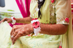 Indian bride on her mehndi party. Indian bride on her mehndi party.