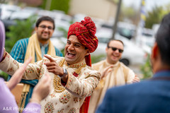Indian groom during baraat Indian groom during baraat