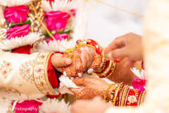 Indian groom and bride's hands Indian groom and bride's hands
