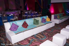 Marvelous Indian sangeet seats decoration. Marvelous Indian sangeet seats decoration.