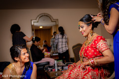 Maharani and bridesmaids Maharani and bridesmaids