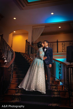 Indian bride having a romantic moment with Raja Indian bride having a romantic moment with Raja