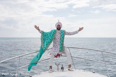 Indian groom at the sea capture. Indian groom at the sea capture.
