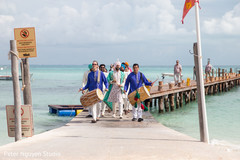 Dhol players at baraat procession. Dhol players at baraat procession.
