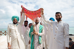 Indian groom at his baraat celebration. Indian groom at his baraat celebration.