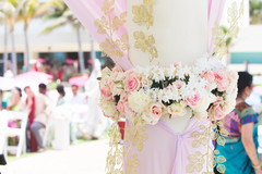 Lovely Indian mandap flowers decorations. Lovely Indian mandap flowers decorations.