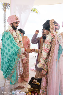 Indian bride and groom at ceremony ritual. Indian bride and groom at ceremony ritual.