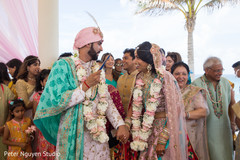 Lovely Indian couple getting married. Lovely Indian couple getting married.