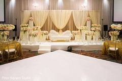 Fabulous Indian wedding reception stage decor. Fabulous Indian wedding reception stage decor.