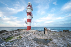Fabulous Indian couple by the lighthouse capture. Fabulous Indian couple by the lighthouse capture.