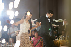 Sweet Indian couple having their first dance. Sweet Indian couple having their first dance.