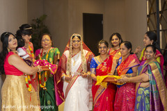 Bride with special guests Bride with special guests