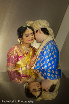 Maharani and Indian groom during the photo shoot Maharani and Indian groom during the photo shoot