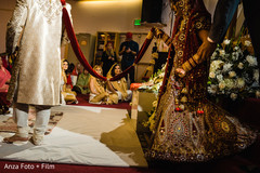 Indian bride Tie the knot’ during their wedding ceremony. Indian bride Tie the knot’ during their wedding ceremony.