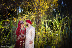 Lovely Indian wedding couple smiling. Lovely Indian wedding couple smiling.