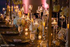 Indian wedding reception candles decor. Indian wedding reception candles decor.