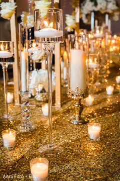 Incredible Indian wedding reception candle decorations. Incredible Indian wedding reception candle decorations.