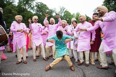Groomsmen having a blast Groomsmen having a blast