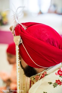 Indian groom wearing the pagri Indian groom wearing the pagri