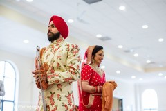 Indian groom and bride during the rituals Indian groom and bride during the rituals