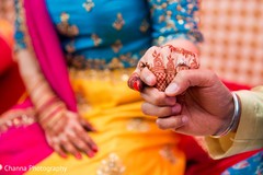 Indian bride wearing the mehndi Indian bride wearing the mehndi