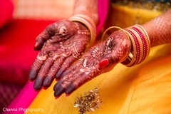 Closeup capture of Indian bridal henna art. Closeup capture of Indian bridal henna art.