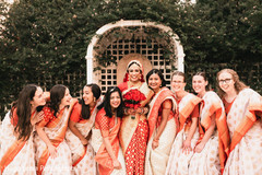 Maharani and bridesmaids Maharani and bridesmaids