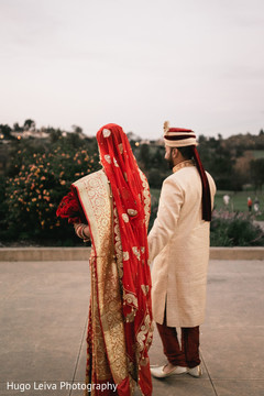 Bride and groom outdoors Bride and groom outdoors