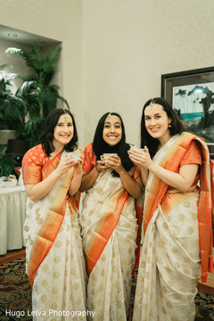 Maharanis during the reception Maharanis during the reception