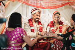 Raja and Maharani during the ceremony Raja and Maharani during the ceremony