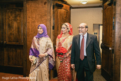 Indian bride entering the reception Indian bride entering the reception