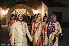 Maharani and Indian groom leaving the ceremony Maharani and Indian groom leaving the ceremony