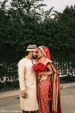 Maharani and Indian groom during the photo shoot Maharani and Indian groom during the photo shoot