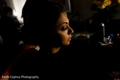 Indian bride getting ready scene. Indian bride getting ready scene.