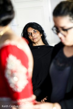 Indian bride getting ready scene. Indian bride getting ready scene.