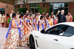 Traditional Indian wedding send off. Traditional Indian wedding send off.
