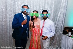 Indian guests at photo booth capture. Indian guests at photo booth capture.