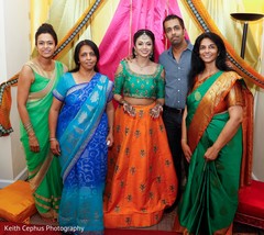 Maharani with relatives at mehndi party. Maharani with relatives at mehndi party.