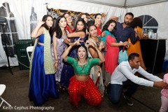 Indian bride at her mehndi party. Indian bride at her mehndi party.