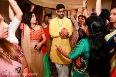 Indian groom arriving with the coconut at the haldi. Indian groom arriving with the coconut at the haldi.