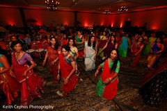 Enchanting Indian sangeet guests dancing. Enchanting Indian sangeet guests dancing.