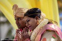 Special capture of Indian couple at ceremony. Special capture of Indian couple at ceremony.