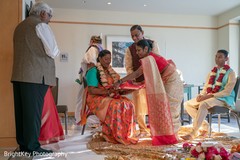 Maharani getting ritual items for her pre-wedding ceremony. Maharani getting ritual items for her pre-wedding ceremony.